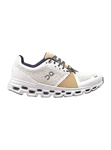 ON Cloudstratus 1 Women's Running Shoes, White | Almond, 3