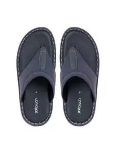 Khadim's Softouch Navy Casual Flip Flops for Men (9466479)
