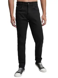 Highlander Men’s Straight Fit Jeans | Mid Rise | Stretchable | Designed for Comfort & Ease of Movement| Jeans for Man