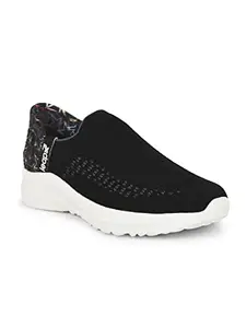 Liberty Eazy Women Sports Non Lacing Shoes Black (6 UK)