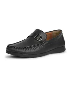 Bata ,James Saddle,Black Men's Formal Slipon Shoes UK Size- 10