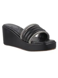 SELFIEE Embellished Platform Heel Perfect for Every Occasion Sandals Comfortable & Trendy Party Heels for Girls & Women