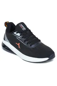 ABROS Mens ASGO2072 FRONX-22 Sports Shoes Black/Orange 9 UK
