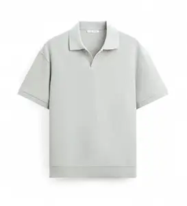 Alan Jones Clothing Men's Textured Polo T-Shirt | Classic Short Sleeve Polo for Casual Wear