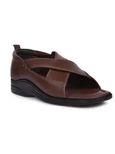 Bata Men's Alex Sandal Brown Athletic & Outdoor Sandals