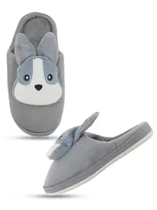 Sapatos Women Casual Bedroom Bedroom Slippers, Ideal for Women (ST-6383-Grey-39)