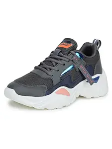ABROS Women's Serena ASSL0141 Shoe's -D.Grey/L.Navy -8UK