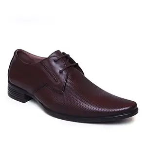 Zoom Shoes Lace up Formal Shoes for Men AN-8803 Brown