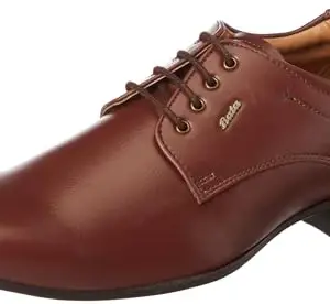 Bata Melvin E Men Formal Lace-up Shoes in Brown Size- 9