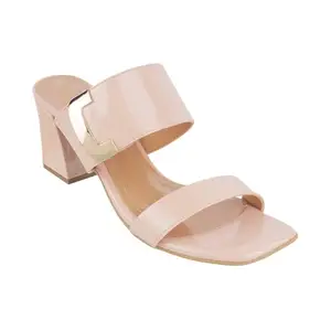 Catwalk Women Stylised Chunky Heels Slip-On 10877 (Natural-9)
