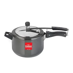 Summit Inner Lid 5 Litre Plain Induction Base Hard Anodised Pressure Cooker price in India.