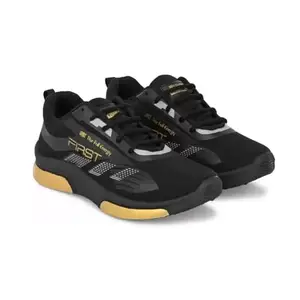 Trendy Latest Stylish Lightweigh Shoes for MenSports Shoes for MenRunning Shoes for MenSports ShoesWalking Shoes for MenGym Shoes for Men & Boys(139) O Black