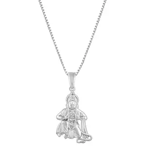 GIVA 925 Sterling Bhakta Hanuman Pendant with Link Chain| Necklace to Gift Women & Girls | With Certificate of Authenticity and 925 Stamp | 6 Months Warranty*