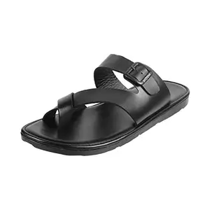 Mochi Mens Synthetic Black Slippers (Size (7 UK (41 EU))