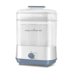 HealthSense BS 10 Bottle Sterilizer & Dryer | Sterilizer Machine for Baby Bottles & Accessories | Holds Up to 8 Bottles, Made with Food-Grade Materials, Auto Shut-Off Feature, 1-Year Warranty