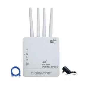 4G Sim WiFi Router, Plug and Play, LTE, Wi-Fi 300H with Micro SIM Card Slot, LAN WiFi Router