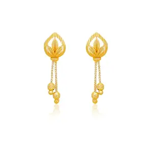 arch fashion Traditional Micron Gold Plated South Design Screw Back Stud Earring For Womens and Girls ERG2519