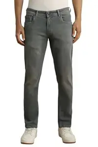 Peter England Men's Slim Tapered Jeans | Denim | Casual Wear | Modern Fit
