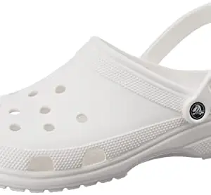 Crocs Unisex Adult White Classic Clog 10001-100-M6W8
