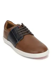 Louis Philippe Men Brown Lace Up Shoes
