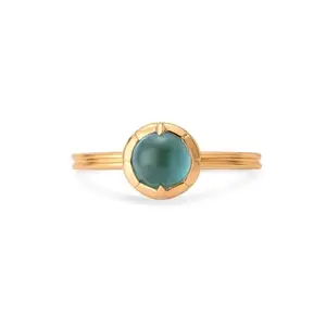 Mia by Tanishq Serene Firefly Gold & Topaz Finger Ring (2.549 gm)