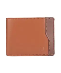 Urbano Fashion Men's Tan, Brown Casual, Formal Leather Wallet-4 Card Slots (wallet-0023-tanbrown)