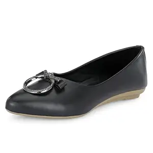 Flavia Women Ballet Flat Black