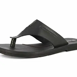 Alberto Torresi Men's Black Slippers - 8 UK (42 EU) (62510 Black)
