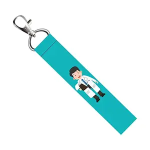 ISEE 360® The Doctor Lanyard Bag Tag with Swivel Lobster for Gift Luggage Bags Backpack Laptop Bags Students Professional L X H 5 X 0.8 INCH