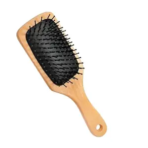 SuperGeneriX Wooden Hair Brush with Air Cushion for Men and Women