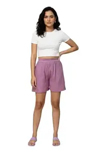 Women Cotton Casual Shorts for Women | Running, Gym, Sports, Nightwear Soft Breathable Fabric | Elastic Waist | S to 2XL