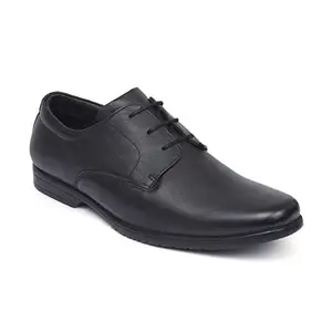 Zoom Shoes Men's Genuine Leather Formal Shoes for Office/Casual Wear AM-1191 Black
