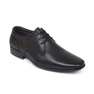 Zoom Shoes Men's Genuine Leather Formal Shoes for Office/Casual Wear A-1991 Black