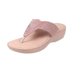 Metro Women Peach Casual Comfort Slip-on UK/6 EU/39 (44-27)