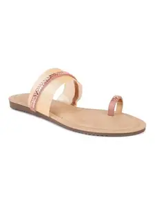 Inc.5 Womens Flat Sandals 101049PEACH