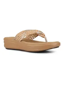 Inc.5 Womens Beige Casual Round Toe Wedge Sandals