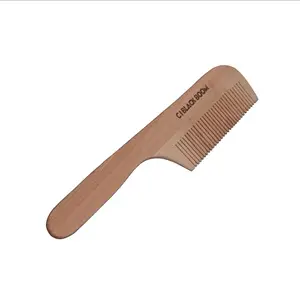 C I Black Boom Neem Wooden Hair Comb Healthy Haircare For Men & Women | (Set of 3 - Co3)