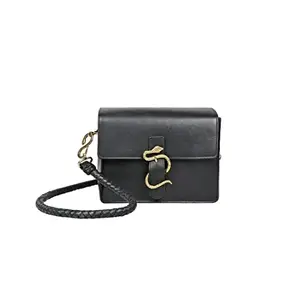 Hidesign Women's Sling Bag (Black)