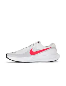 Nike Revolution 8-White/Bright Crimson-Pure PLATINUM-BLACK-HJ9198-102-7UK