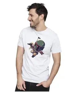 Men's & Women's Regular Fit T-Shirt Just Be Happy - Smile 100% Cotton Unise T-Shirt White|Female5XL(BOBAFT06-White 5XL Men GoalAT,)