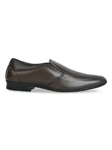 Regal Brown Mens Leather Slip Ons