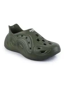 Action Slip-On Casual Clogs for Men Olive
