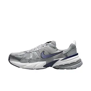 Nike V2K Run-Wolf Grey/Midnight Navy-Cool GREY-WHITE-6UK