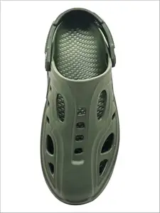 TRV Men's Flip-Flops - Beach-Ready Design with Flexible and Lightweight Build (Olive) |9|