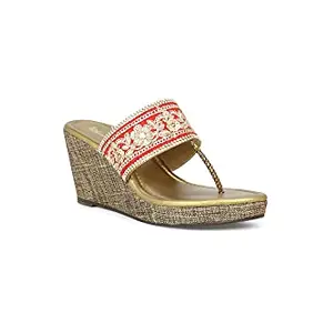 Inc.5 High Heel Fashion Sandal 600331_ANT GOLD