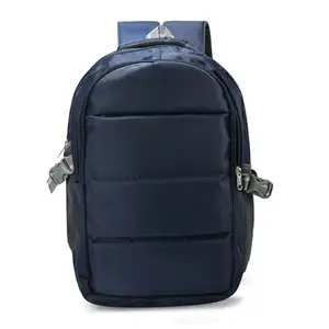 West Code Backpack with Laptop compartment/School Bag Waterproof School Bag (Dark Blue, 30 L)