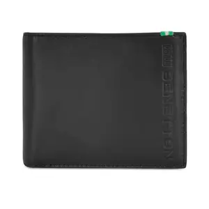 United Colors Of Benetton Ridge Men Global Coin Wallet - Black, No. of Card Slots - 4