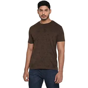 Royal Enfield Men's Regular Fit T-Shirt (RLATSO000166_Brown XL)