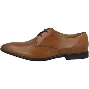 Clarks Men's Tan Leather Formal Shoes-7 UK (41 EU) (26145293)