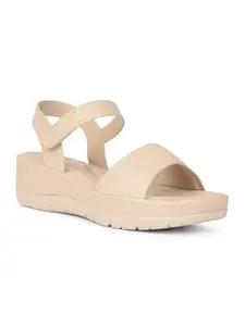 Bata Stylish Wedge Heel Sandals for Women – Comfortable & Modern Footwear for Everyday Wear White